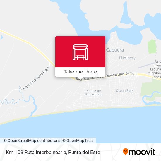 Km 109 Ruta Interbalnearia map