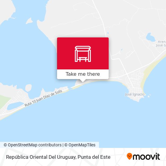 Mapa de República Oriental Del Uruguay