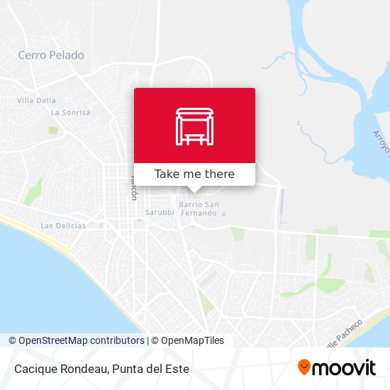 Mapa de Cacique Rondeau