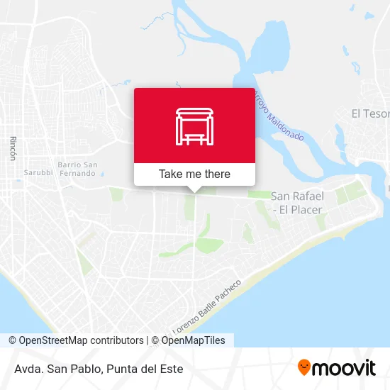 Avda. San Pablo map