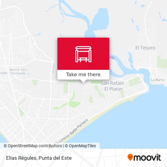 Mapa de Elías Régules