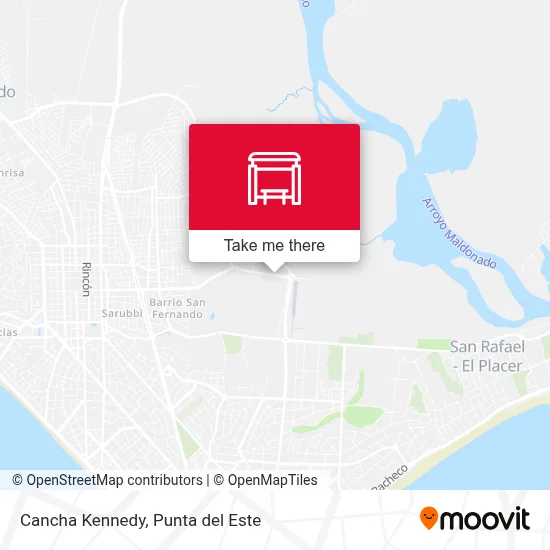 Cancha Kennedy map
