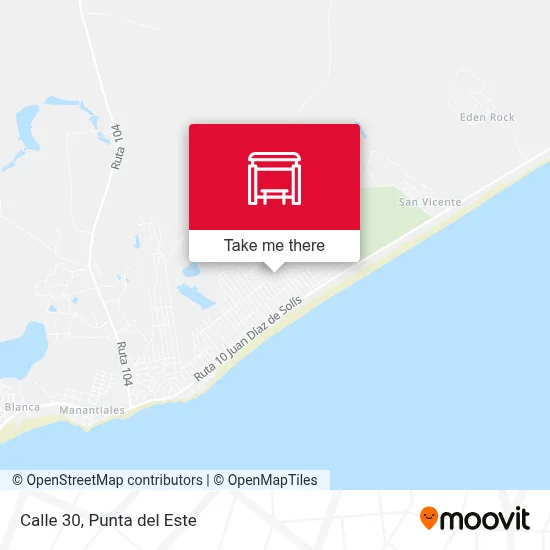 Calle 30 map