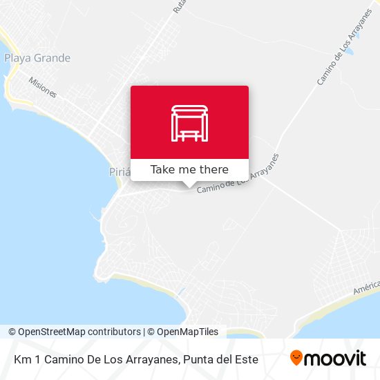 Mapa de Km 1 Camino De Los Arrayanes