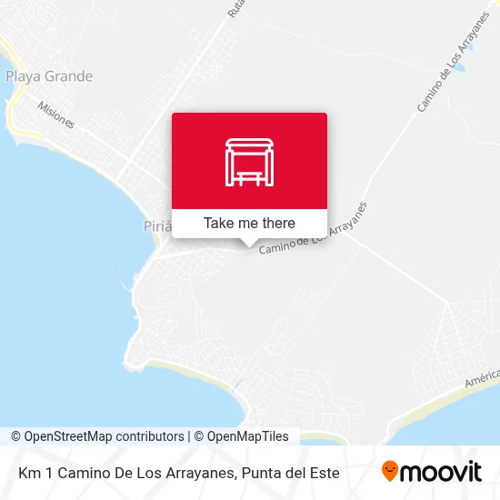 Km 1 Camino De Los Arrayanes map