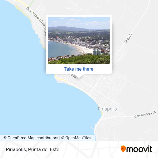 Mapa de Piriápolis