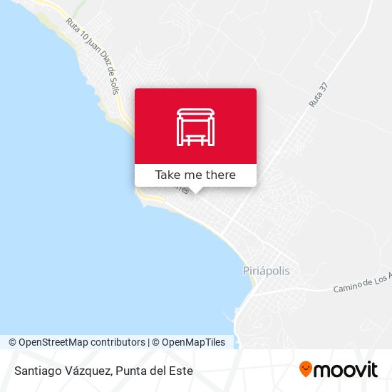 Santiago Vázquez map