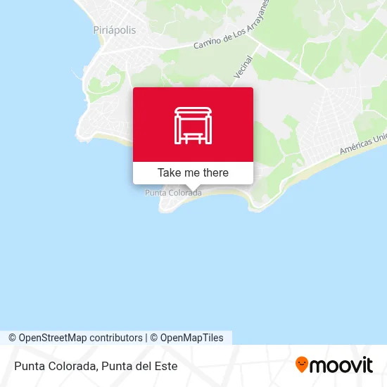 Mapa de Punta Colorada