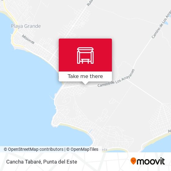 Cancha Tabaré map
