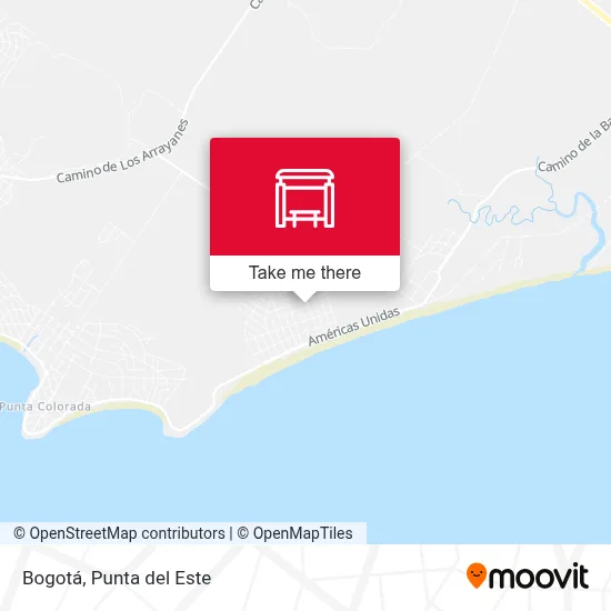 Bogotá map