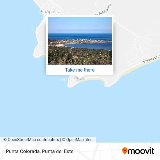 Punta Colorada map