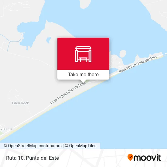 Ruta 10 map