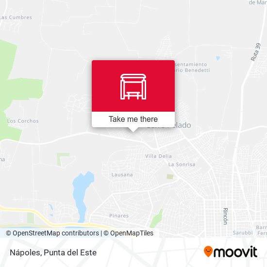 Nápoles map