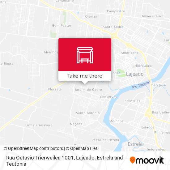 Rua Octávio Trierweiler, 1001 map