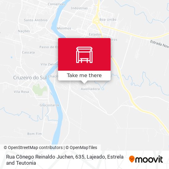 Rua Cônego Reinaldo Juchen, 635 map