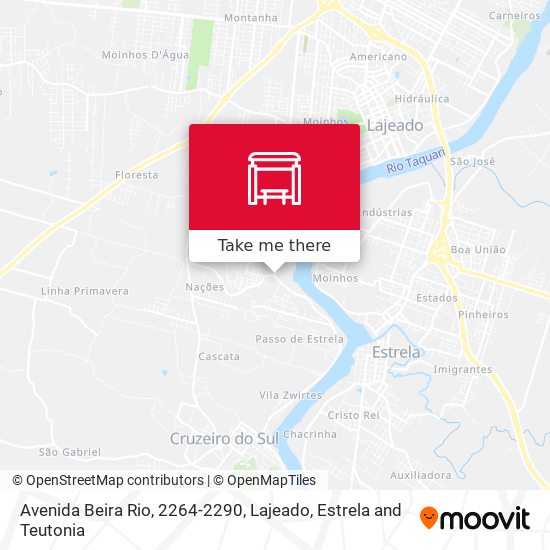 Mapa Avenida Beira Rio, 2264-2290