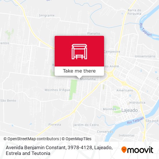 Avenida Benjamin Constant, 3978-4128 map
