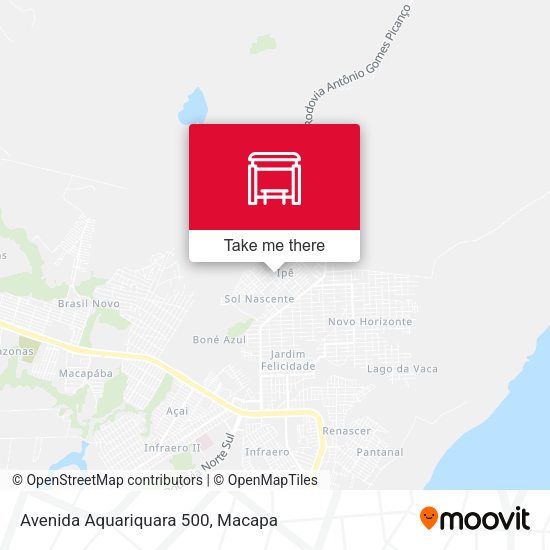 Avenida Aquariquara 500 map