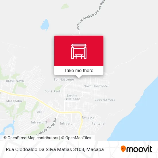 Rua Clodoaldo Da Silva Matias 3103 map