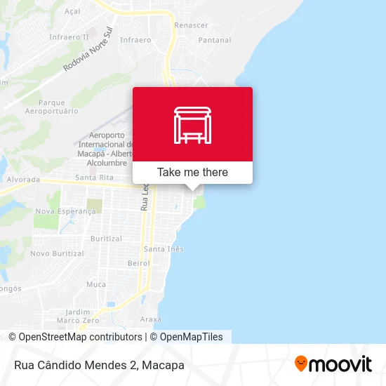 Rua Cândido Mendes 2 map