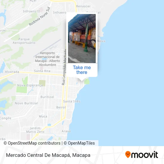 Mercado Central De Macapá map