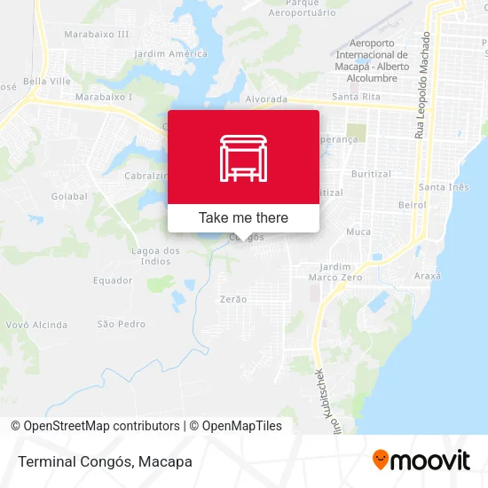 Terminal Congós map