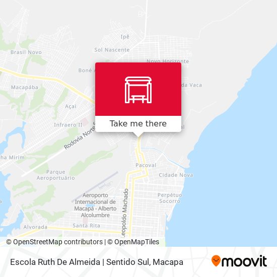 Escola Ruth De Almeida | Sentido Sul map