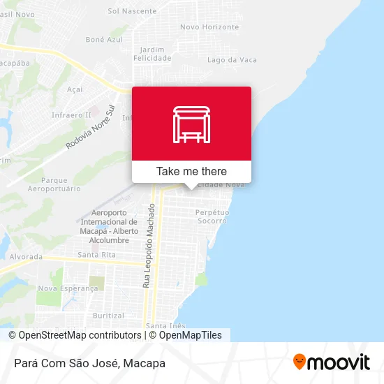 Pará Com São José map