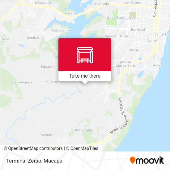 Terminal Zerão map