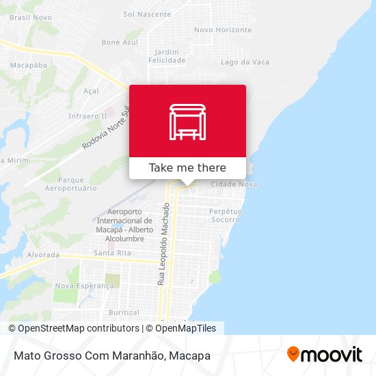Mato Grosso Com Maranhão map