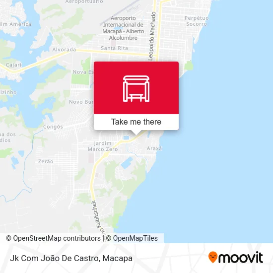 Jk Com João De Castro map