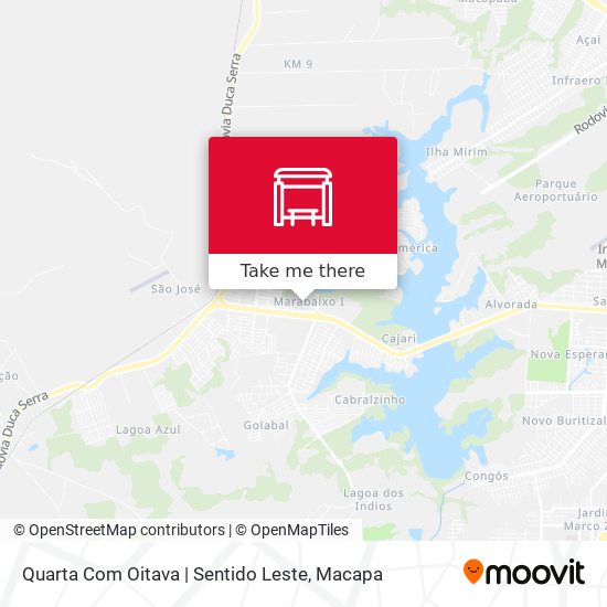 Quarta Com Oitava | Sentido Leste map