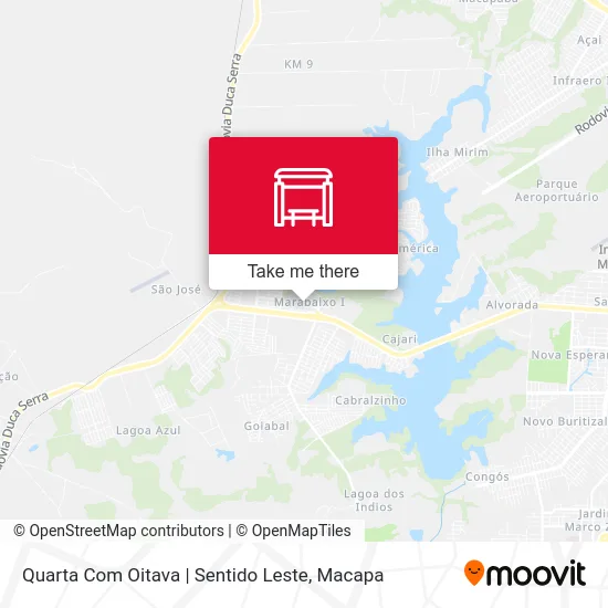 Quarta Com Oitava | Sentido Leste map