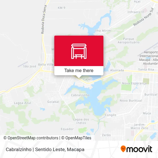 Cabralzinho | Sentido Leste map