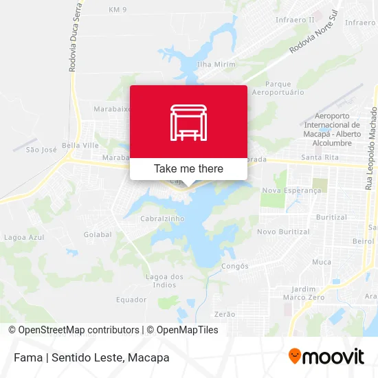 Fama | Sentido Leste map