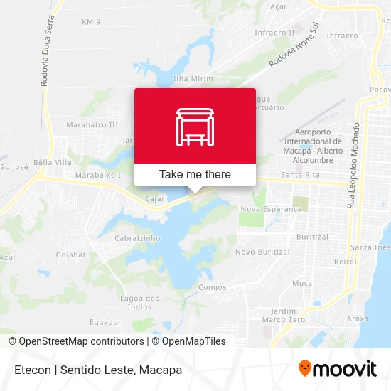 Etecon | Sentido Leste map