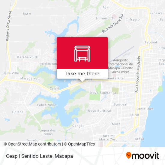 Ceap | Sentido Leste map