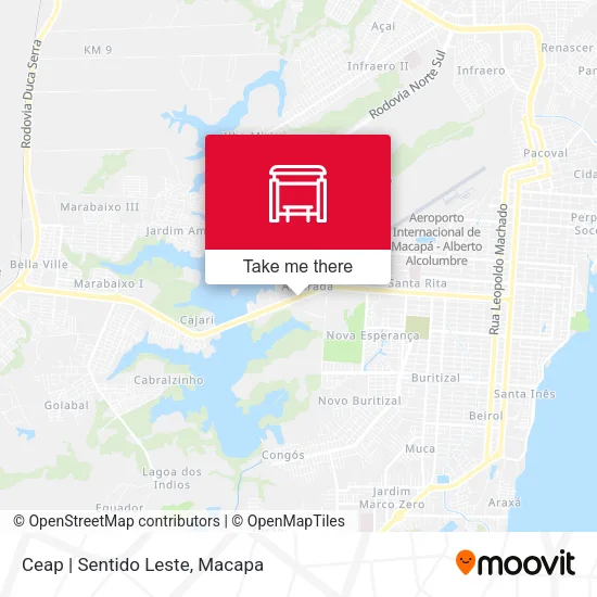 Ceap | Sentido Leste map