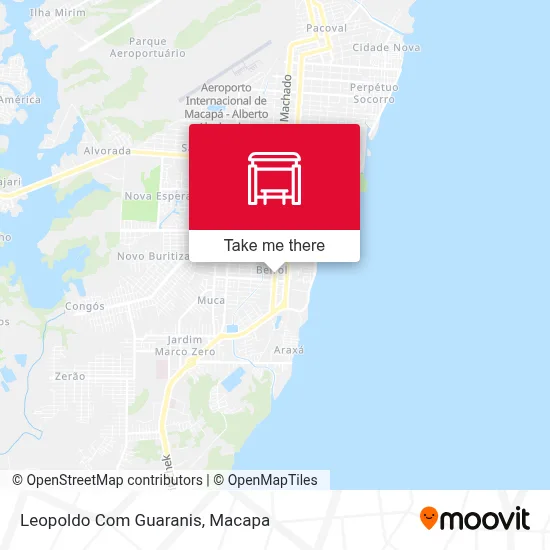 Leopoldo Com Guaranis map