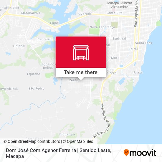 Dom José Com Agenor Ferreira | Sentido Leste map