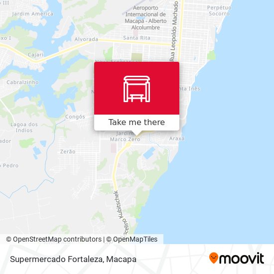 Supermercado Fortaleza map