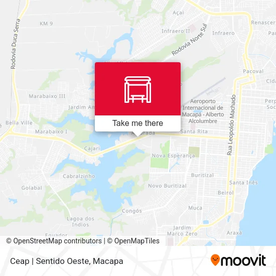 Ceap | Sentido Oeste map