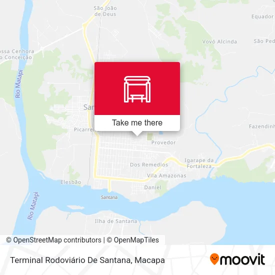 Terminal Rodoviário De Santana map