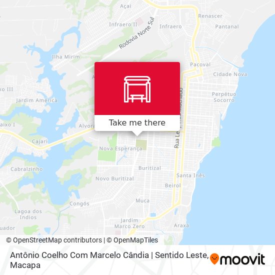 Antônio Coelho Com Marcelo Cândia | Sentido Leste map