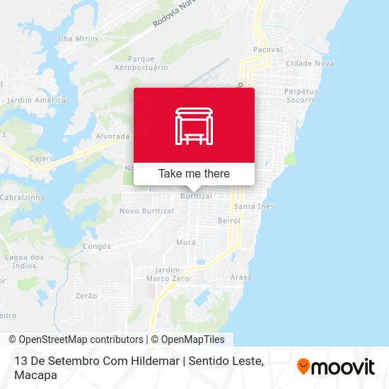 13 De Setembro Com Hildemar | Sentido Leste map
