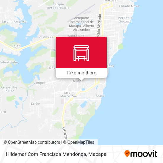 Hildemar Com Francisca Mendonça map