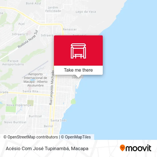 Acésio Com José Tupinambá map