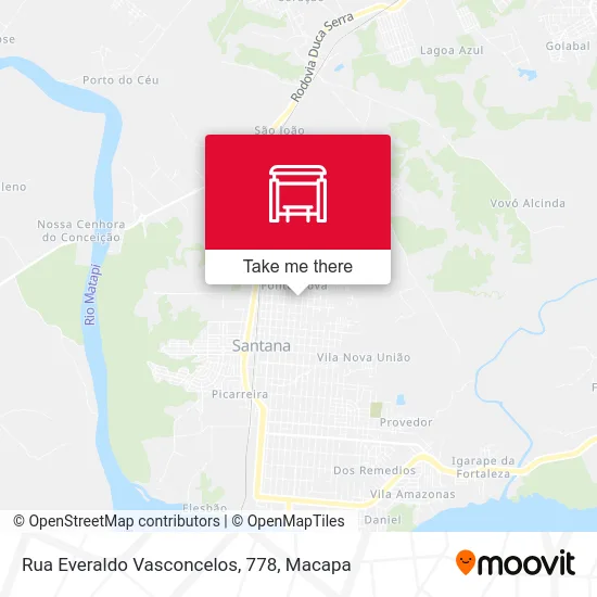 Rua Everaldo Vasconcelos, 778 map