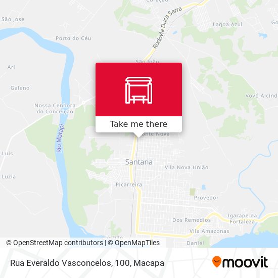 Mapa Rua Everaldo Vasconcelos, 100