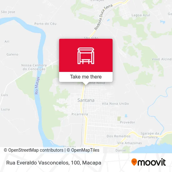 Rua Everaldo Vasconcelos, 100 map